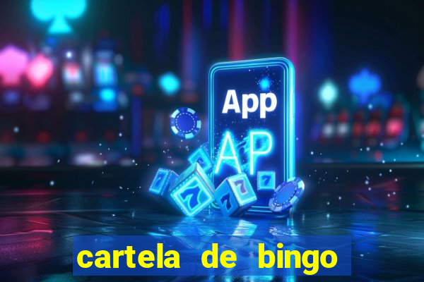 cartela de bingo cha de panela